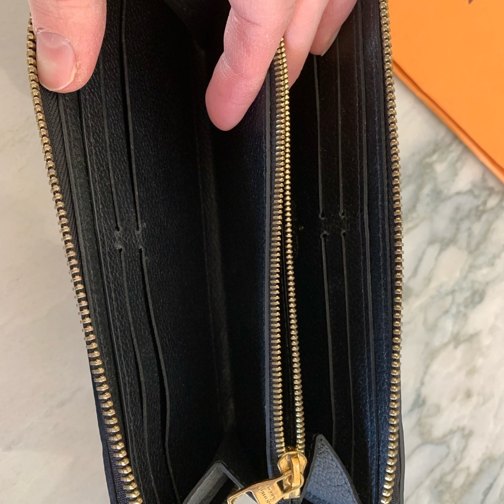 Sold Louis Vuitton Empreinte Noir Clemence wallet - Picture 11 of 14